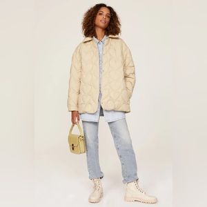 NWT brand new with tags Sandro heart puffer coat size 8